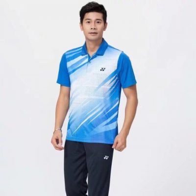 ÁO CẦU LÔNG YONEX 18005 TRẮNG XANH