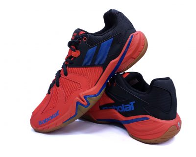 GIÀY CẦU LÔNG BABOLAT ĐỎ ĐEN XANH- CHÍNH HÃNG BABOLAT