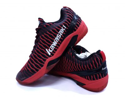 GIÀY CẦU LÔNG KAWASAKI ĐEN ĐỎ – CHÍNH HÃNG KAWASAKI