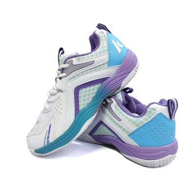 GIÀY CẦU LÔNG K3310 – TRẮNG XANH TÍM – HÀNG CHÍNH HÃNG