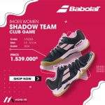 GIÀY CẦU LÔNG BABOLAT SHADOW TEAM – HỒNG ĐEN 2021