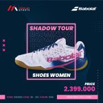 GIÀY BABOLAT 2021 – TRẮNG HỒNG XANH