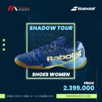 GIÀY CẦU LÔNG BABOLAT – DEEP BLUE + HỒNG NEON 2020