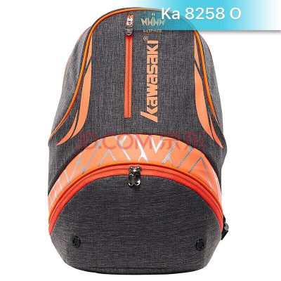 TÚI KAWASAKI 8252 VẢI JEAN XÁM VIỀN CAM CHÍNH HÃNG KAWASAKI