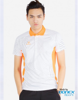 ÁO DONEXPRO 8958 TRẮNG PHỐI CAM