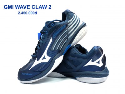 GIÀY CẦU LÔNG MIZUNO Wave Claw 2 Xanh Đen – Chính hãng Mizuno