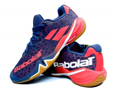 GIÀY CẦU LÔNG BABOLAT – DEEP BLUE + HỒNG NEON 2020