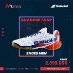 GIÀY BABOLAT SHADOW TOUR 2021 – TRẮNG XANH CAM