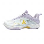 GIÀY CẦU LÔNG K3322 – TRẮNG CHỮ VÀNG – HÀNG CHÍNH HÃNG