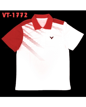 ÁO VICTOR 1772 TRẮNG ĐỎ
