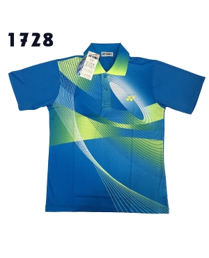 ÁO CẦU LÔNG YONEX 1728 XANH DƯƠNG, ÁO CẦU LÔNG NAM NỮ