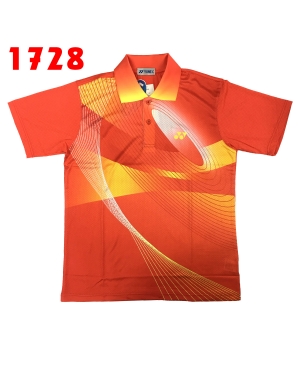 ÁO CẦU LÔNG YONEX 1728 ĐỎ 2017, ÁO CẦU LÔNG NAM NỮ