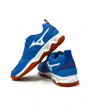 Giày cầu lông Mizuno Dynablitz Xanh/Trắng – Chính Hãng Mizuno 2023